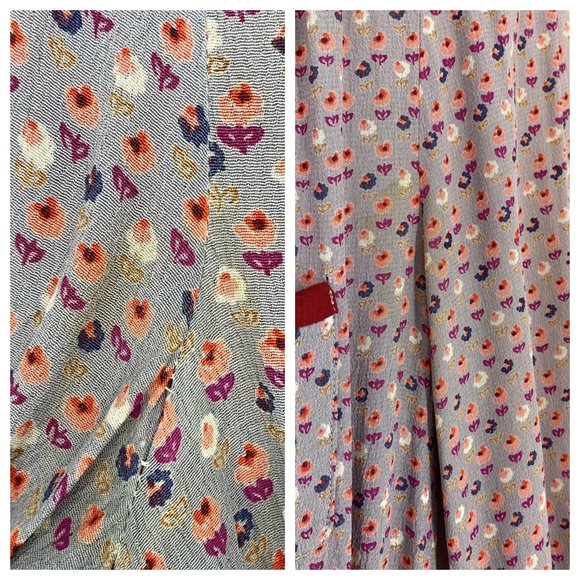 Vintage DÉPÈCHE MODE Crée á Paris Floral Pleated Dress Made in USA - Picture 16 of 16